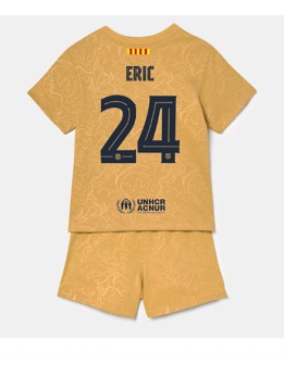 Barcelona Eric Garcia #24 Auswärts Trikotsatz für Kinder 2022-23 Kurzarm (+ Kurze Hosen)